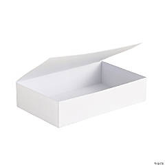 DIY White Cardboard School Boxes - 12 Pc. - Less Than Perfect