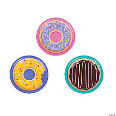 Donut Party Paper Dessert Plates - 8 Ct.