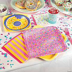 Big Dot of Happiness Donut Worry, Let's Party - DIY Shaped Doughnut Party  Cut-Outs - 24 Count
