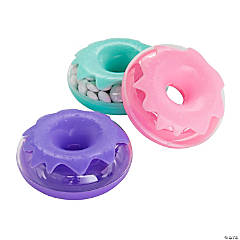 Donut-Shaped Favor Containers - 12 Pc.