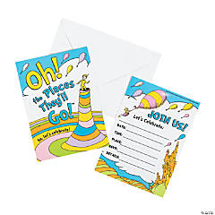 Dr. Seuss™ Oh, the Places They’ll Go Invitations - 24 Pc.