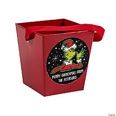 Mini Christmas Tin Buckets (Pack of 5) Christmas Craft Supplies