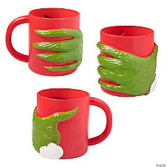 Dr. Seuss™ The Grinch Plastic Hand Mugs - 12 Ct.