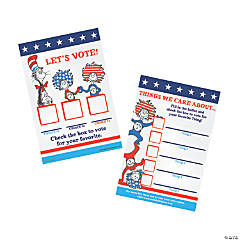 Dr. Seuss™ The Cat In The Hat™ For President Ballot Cards