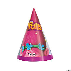 DreamWorks Trolls World Tour Cone Party Hats- 8 Pc.