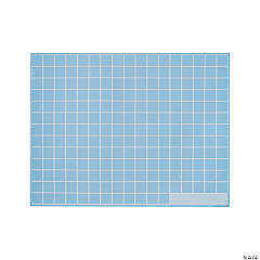 Dry Erase Blue Grid Mats