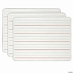 Magnetic Jumbo Dry Erase Lined Paper Charts - 6 Pc.