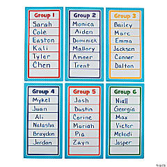 Dry Erase Group Posters - 6 Pc.