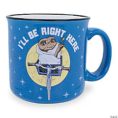 E.T. The Extra-Terrestrial Ceramic Camper Mug  Holds 20 Ounces