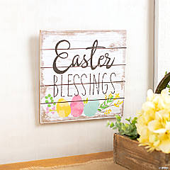 Easter Blessings Wall Sign