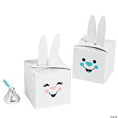 Easter Bunny Favor Boxes with Ears - 24 Pc.