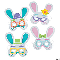 Easter Bunny Mask Craft Kit - Makes 12