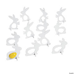 Easter Bunny Silhouette Egg Holders- 12 Pc.