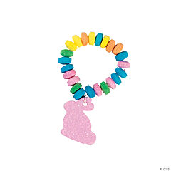 Easter Candy Stretchable Bunny Bracelets