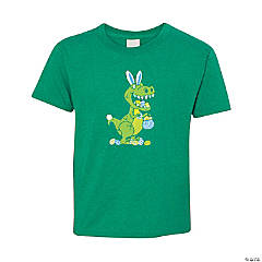 Easter Dinosaur Hunt Youth T-Shirt - Extra Large