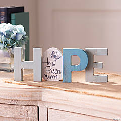 Easter Religious Hope Tabletop Sign