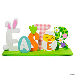 Easter Word Stand-Up Craft Kit - Makes 12