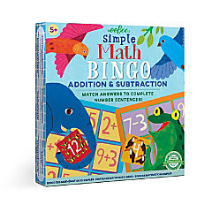 eeBoo: Simple Math Addition &amp; Subtraction Bingo Game