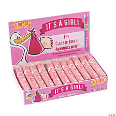 El Bubble® It’s A Girl Pink Bubble Gum Cigars