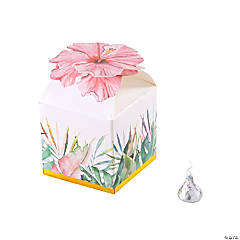 Elevated Luau Party Favor Boxes - 12 Pc.