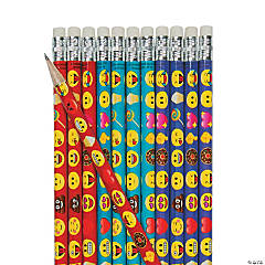 Emoji Pencils - 24 Pc.