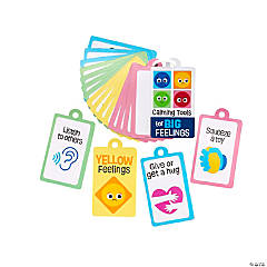 Emotional Regulation Strategy Card Sets on a Ring - 6 Sets