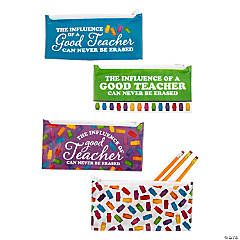 Eraser Teacher Pencil Cases - 12 Pc.