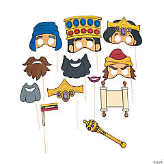 Esther Bible Story Photo Stick Props- 12 Pc.
