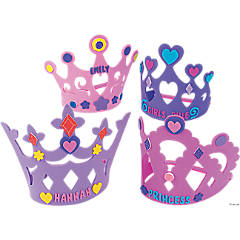 Fabulous Foam Princess Crown Kit - Makes 12