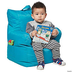 Factory Direct Partners Cali Little Bear Bean Bag Chair- Aqua