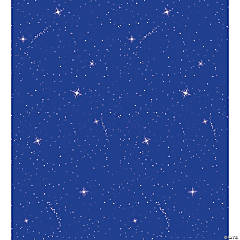 Fadeless Bulletin Board Art Paper, Night Sky, 48