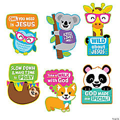 Faith Animal Sayings Cutouts - 6 Pc.
