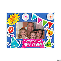 Faith New Year Picture Frame Magnet Craft Kit - Makes 12