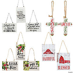 Faith Rustic Ornament Assortment Gift Kit