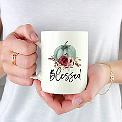 Fall 11oz. Ceramic Mug, Blessed