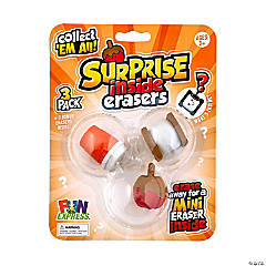 Fall Surprise Inside Erasers