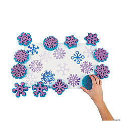 Fantastic Foam Snowflake Stampers