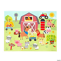Farm Sticker Scenes - 12 Pc.