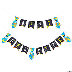 Father’s Day Best Dad Ever Garland - 2 Pc.