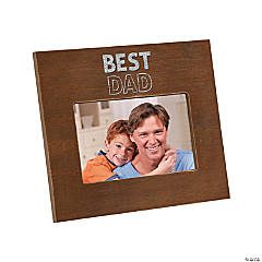 Father’s Day Best Dad Picture Frame with Easel
