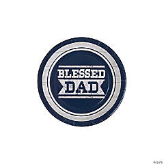 Father’s Day Party Blessed Dad Paper Dessert Plates - 8 Ct.