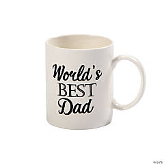 World's Greatest Dad Mug - Clear Coffee Mug