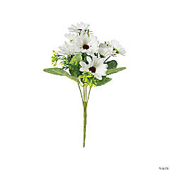 Faux Daisy Flowers - 6 Pc.