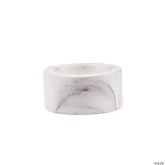 Faux Marble Tea Light Candle Holders - 12 Pc.