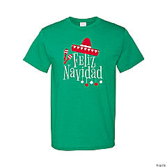Feliz Navidad Adult’s T-Shirt - Large