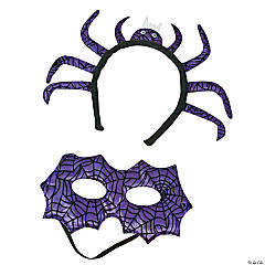 Felt Spider Headband with Mask