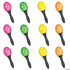 Festive Neon Maracas