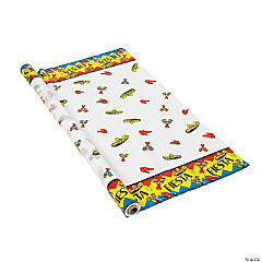 Fiesta Banquet Plastic Tablecloth Roll