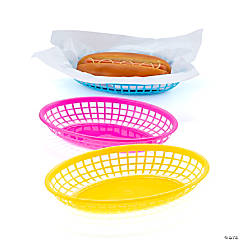 Fiesta Neon Food Baskets - 12 Pc.