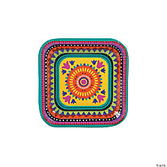Fiesta Paper Dessert Plates